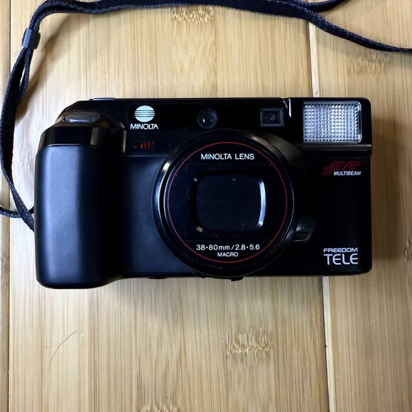 Vintage 1988 Minolta Freedom Tele / AF-Tele Super 35mm Camera - Parts/Repair - Picture 4 of 10